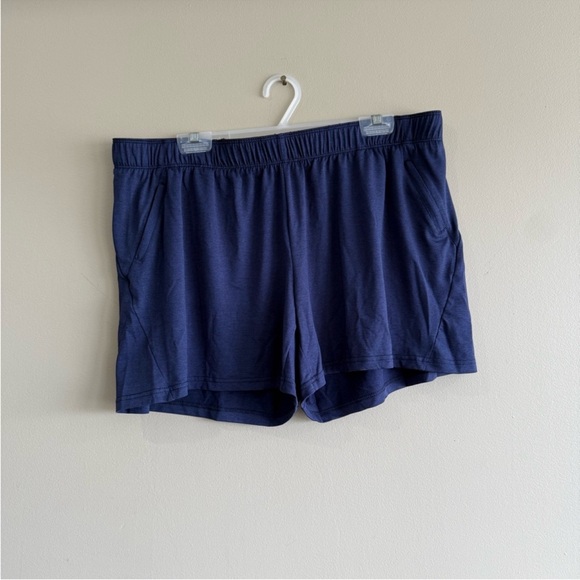 Liberty Women's Athletic Shorts - Navy Blue - Picture 6 of 6